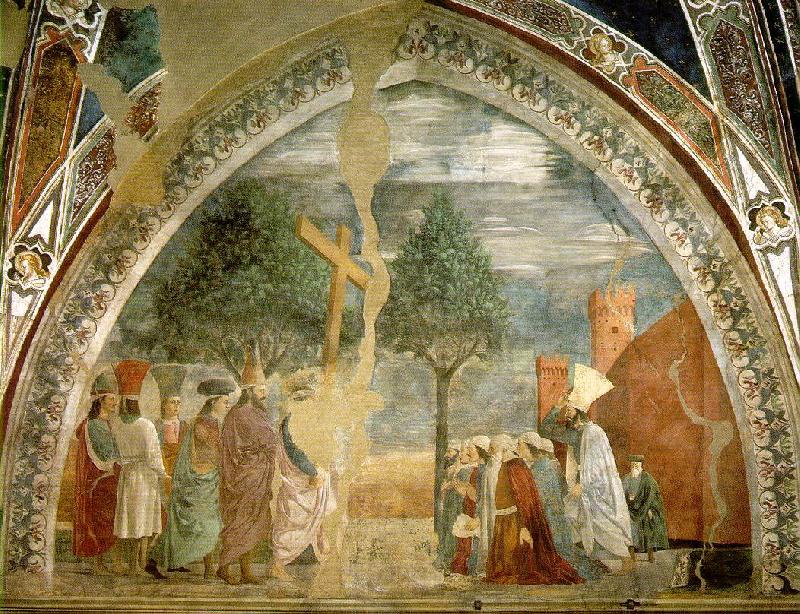 Piero della Francesca Exaltation of the Cross Spain oil painting art